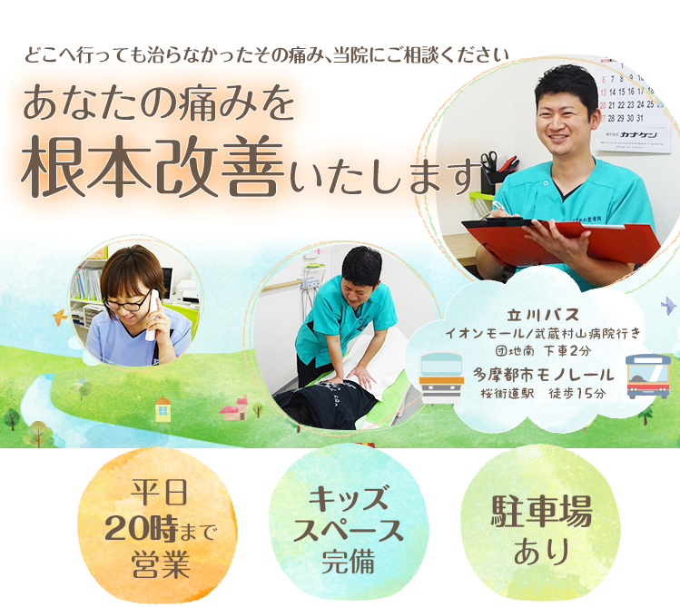 あなたの痛みを根本改善致します
